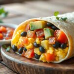 High Protein Breakfast Burrito