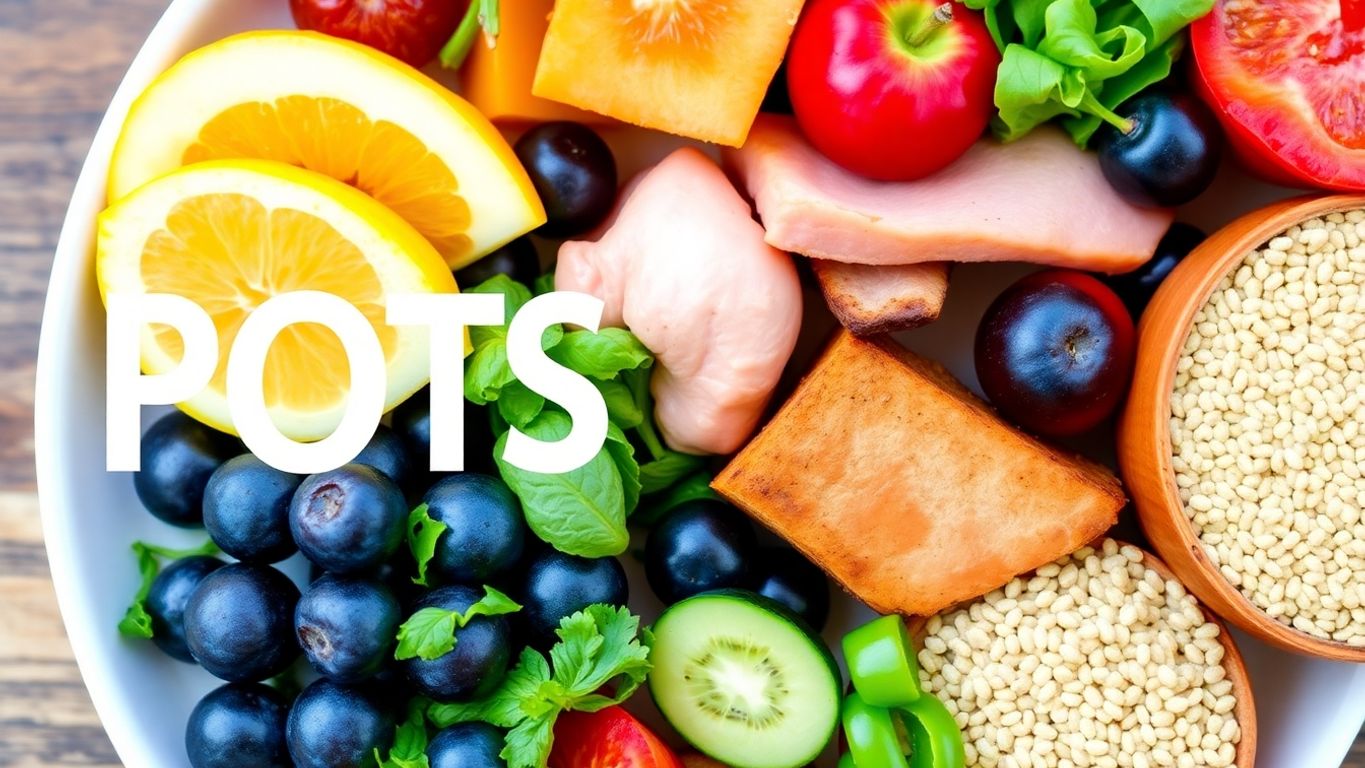 Healthy foods for POTS disease diet.