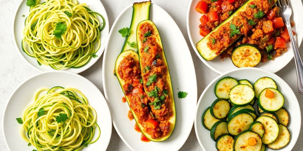 Keto Zucchini Recipes - Low Carb & Gluten Free